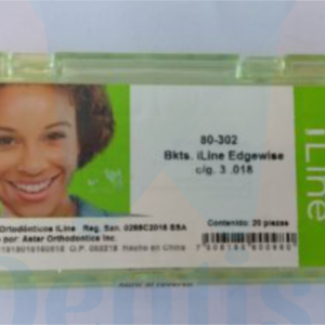 Kit de Brackets Edgewise .18 iline Borgartta
